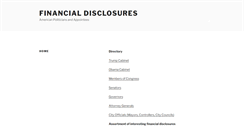 Desktop Screenshot of disclosures.org