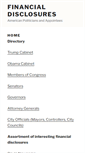 Mobile Screenshot of disclosures.org